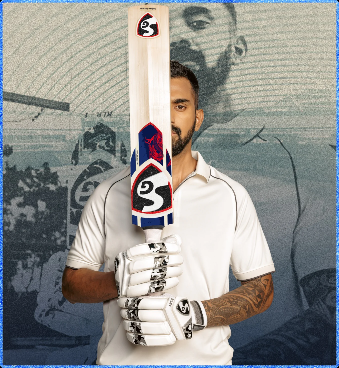 SG KL Rahul KLR 1 Original Player English Willow Cricket Bat_6974661ad2fe6.webp